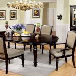 HARRINGTON 7 PC Set (Table + 2 Arm Chairs + 4 Side Chairs)